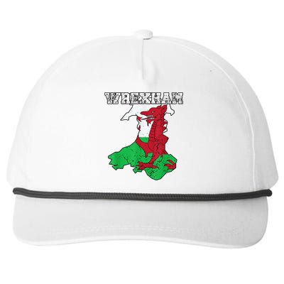 The Red Dragons Wrexham Fc Football Club Wrexham Snapback Five-Panel Rope Hat