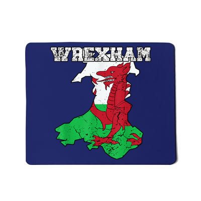 The Red Dragons Wrexham Fc Football Club Wrexham Mousepad