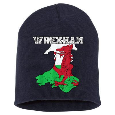 The Red Dragons Wrexham Fc Football Club Wrexham Short Acrylic Beanie