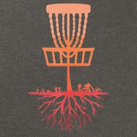 Tree Roots Disc Golf Basket Disc Golfing Frisbee Disc Golf Cotton Canvas Backpack
