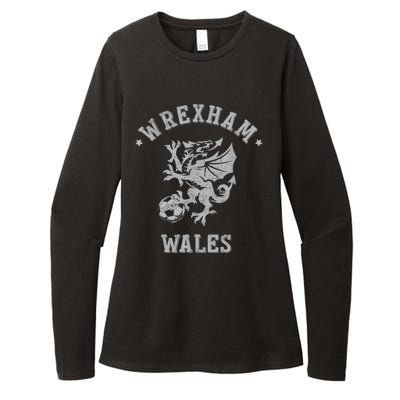 The Red Dragons Wrexham Fc Football Club Wrexham Womens CVC Long Sleeve Shirt