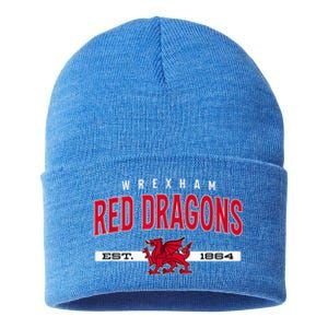 The Red Dragons Wrexham Fc Football Club Wrexham Sustainable Knit Beanie