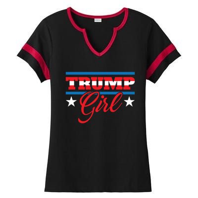 Trump Reelect Donald Trump 2020 45 Pro Trump Gift Ladies Halftime Notch Neck Tee