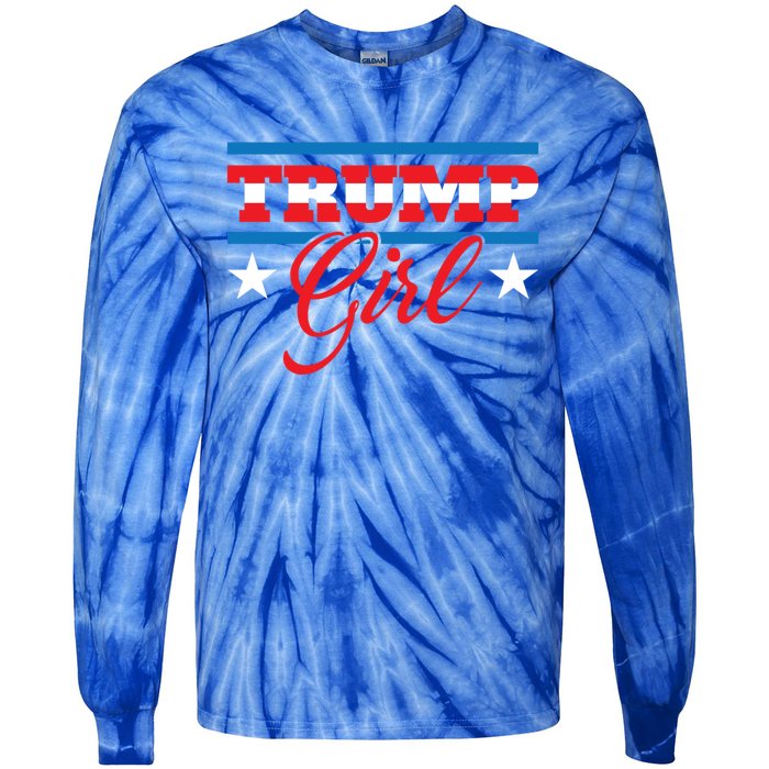 Trump Reelect Donald Trump 2020 45 Pro Trump Gift Tie-Dye Long Sleeve Shirt