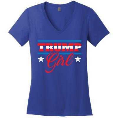 Trump Reelect Donald Trump 2020 45 Pro Trump Gift Women's V-Neck T-Shirt