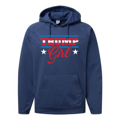 Trump Reelect Donald Trump 2020 45 Pro Trump Gift Performance Fleece Hoodie