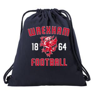 The Red Dragons Wrexham Fc Football Club Wrexham Drawstring Bag