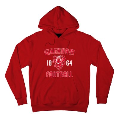 The Red Dragons Wrexham Fc Football Club Wrexham Hoodie