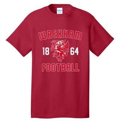 The Red Dragons Wrexham Fc Football Club Wrexham Tall T-Shirt