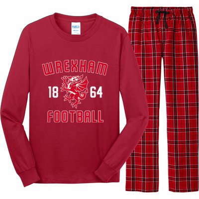 The Red Dragons Wrexham Fc Football Club Wrexham Long Sleeve Pajama Set