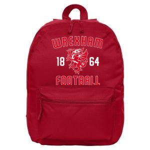 The Red Dragons Wrexham Fc Football Club Wrexham 16 in Basic Backpack