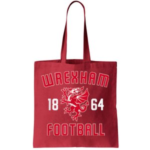 The Red Dragons Wrexham Fc Football Club Wrexham Tote Bag