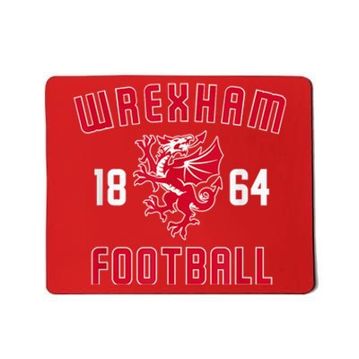 The Red Dragons Wrexham Fc Football Club Wrexham Mousepad