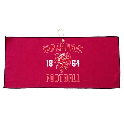 The Red Dragons Wrexham Fc Football Club Wrexham Large Microfiber Waffle Golf Towel