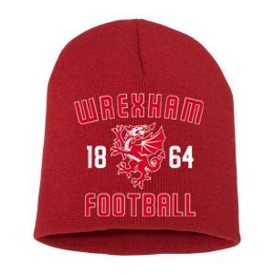 The Red Dragons Wrexham Fc Football Club Wrexham Short Acrylic Beanie