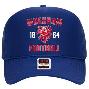 The Red Dragons Wrexham Fc Football Club Wrexham High Crown Mesh Back Trucker Hat