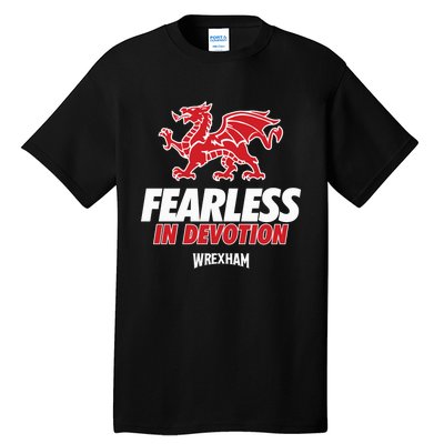 The Red Dragons Wrexham Fc Football Club Wrexham Tall T-Shirt