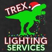 T Rex Dinosaur Christmas Lighting Tree Rex Gift Cool Comfort Performance Bucket Hat