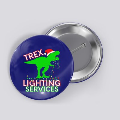 T Rex Dinosaur Christmas Lighting Tree Rex Gift Button