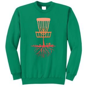 Tree Roots Disc Golf Basket Disc Golfing Frisbee Disc Golf Sweatshirt