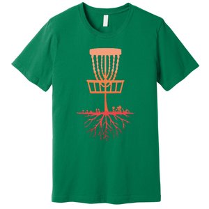 Tree Roots Disc Golf Basket Disc Golfing Frisbee Disc Golf Premium T-Shirt