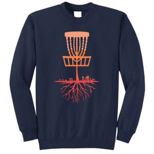 Tree Roots Disc Golf Basket Disc Golfing Frisbee Disc Golf Tall Sweatshirt