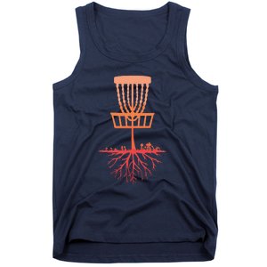 Tree Roots Disc Golf Basket Disc Golfing Frisbee Disc Golf Tank Top