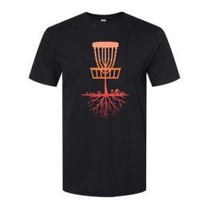 Tree Roots Disc Golf Basket Disc Golfing Frisbee Disc Golf Softstyle CVC T-Shirt