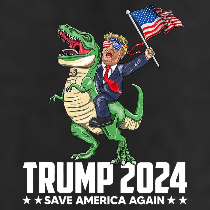 Trump Riding Dinosaur Save America Again 11oz C Handle Ceramic Mug