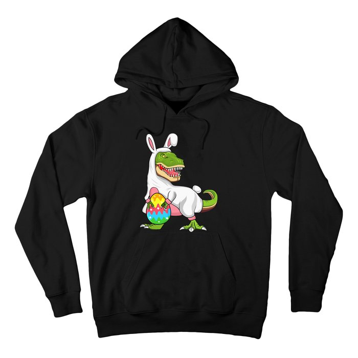 T Rex Easter Bunny Funny Dinosaur Basket Stuffers Hoodie