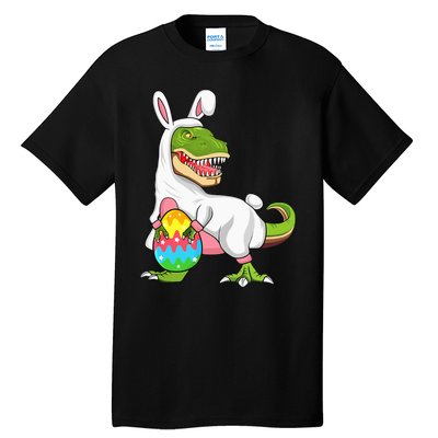 T Rex Easter Bunny Funny Dinosaur Basket Stuffers Tall T-Shirt