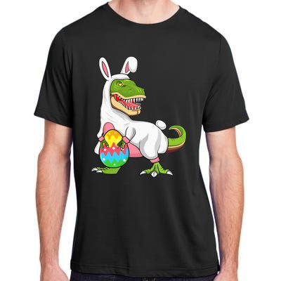 T Rex Easter Bunny Funny Dinosaur Basket Stuffers Adult ChromaSoft Performance T-Shirt