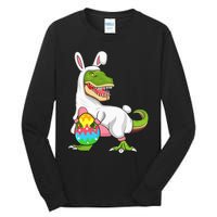 T Rex Easter Bunny Funny Dinosaur Basket Stuffers Tall Long Sleeve T-Shirt