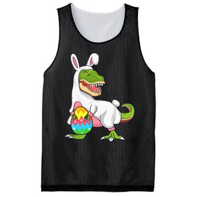 T Rex Easter Bunny Funny Dinosaur Basket Stuffers Mesh Reversible Basketball Jersey Tank