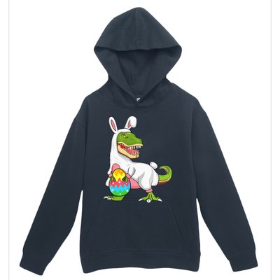 T Rex Easter Bunny Funny Dinosaur Basket Stuffers Urban Pullover Hoodie