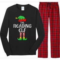 The Reading Elf Xmas Matching Christmas Family Pajama Long Sleeve Pajama Set