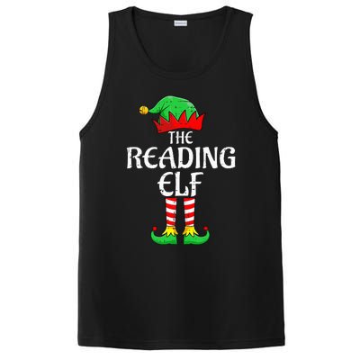 The Reading Elf Xmas Matching Christmas Family Pajama PosiCharge Competitor Tank