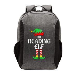 The Reading Elf Xmas Matching Christmas Family Pajama Vector Backpack