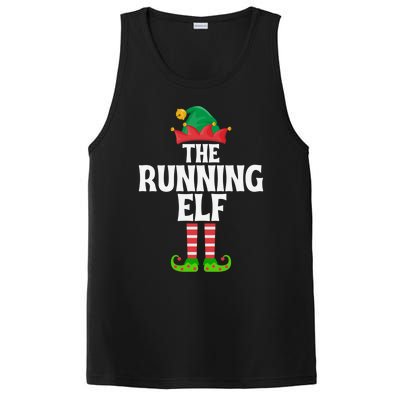 The Running Elf Funny Matching Family Group Christmas Gift PosiCharge Competitor Tank