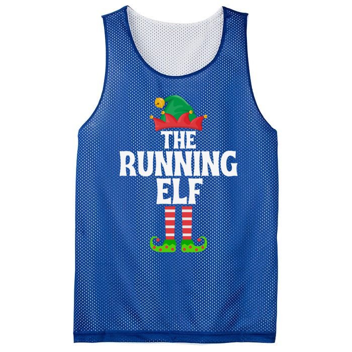 The Running Elf Funny Matching Family Group Christmas Gift Mesh Reversible Basketball Jersey Tank