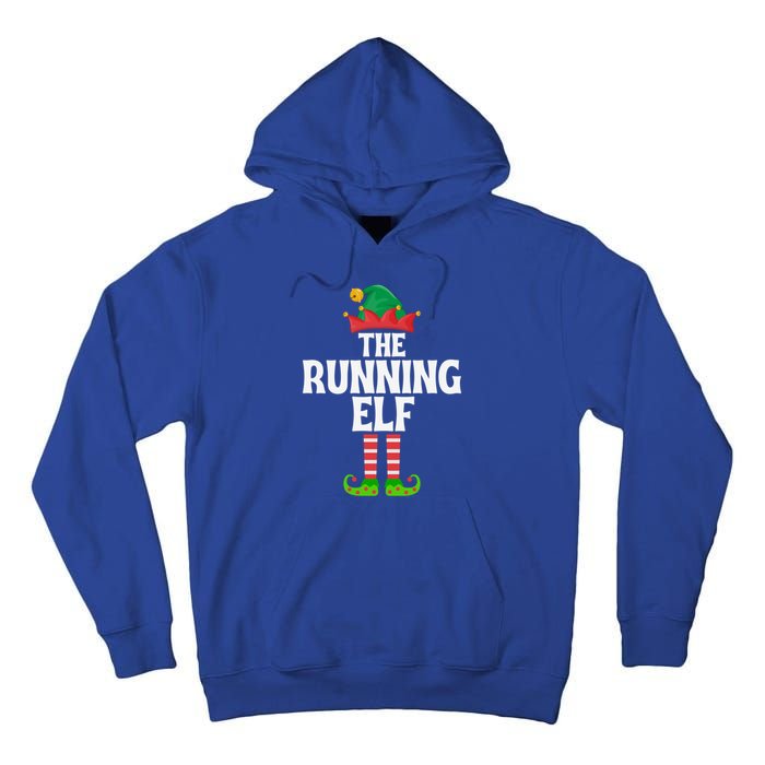 The Running Elf Funny Matching Family Group Christmas Gift Tall Hoodie