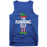 The Running Elf Funny Matching Family Group Christmas Gift Tank Top