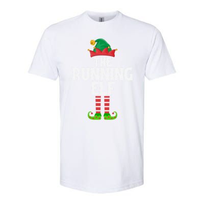 The Running Elf Funny Matching Family Group Christmas Gift Softstyle CVC T-Shirt