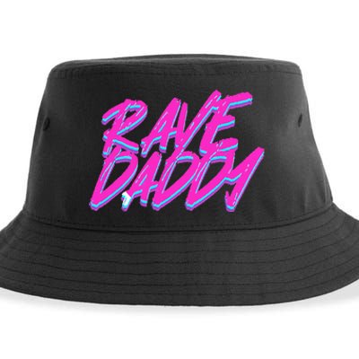 Techno Rave Edm Rave Daddy Sustainable Bucket Hat