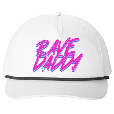 Techno Rave Edm Rave Daddy Snapback Five-Panel Rope Hat