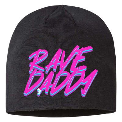 Techno Rave Edm Rave Daddy Sustainable Beanie