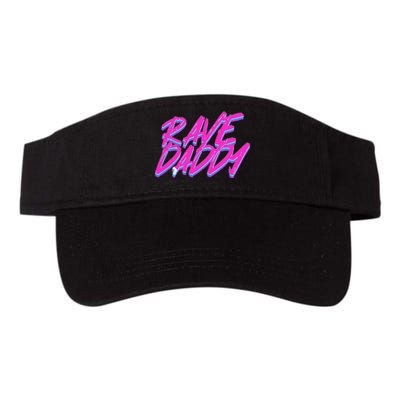 Techno Rave Edm Rave Daddy Valucap Bio-Washed Visor