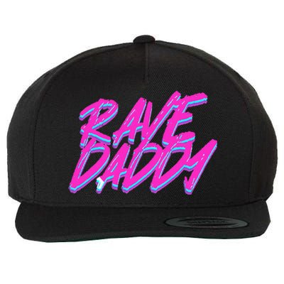 Techno Rave Edm Rave Daddy Wool Snapback Cap