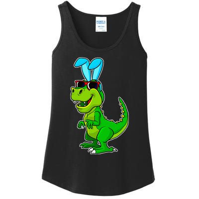 T Rex Easter Bunny Funny Dinosaur Basket Stuffers Ladies Essential Tank