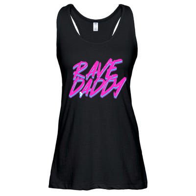 Techno Rave EDM Rave Daddy Ladies Essential Flowy Tank